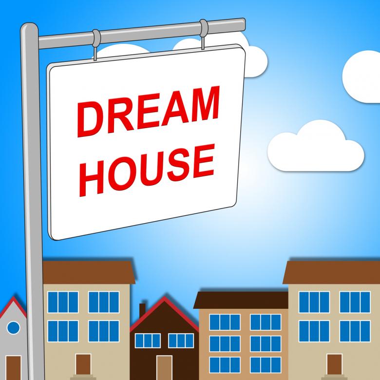 Free stock image of Dream House Indicates Displaying Desired And Ultimate created by Stuart Miles