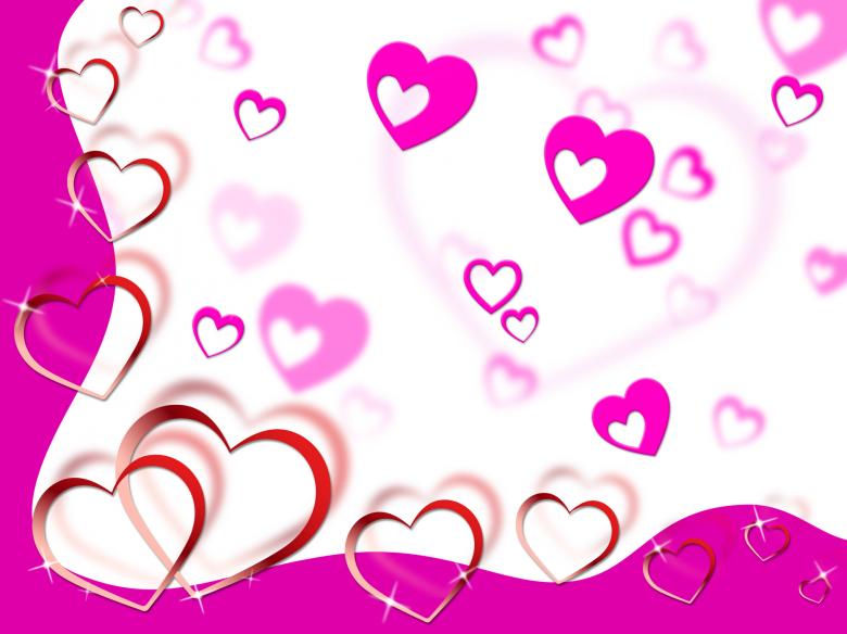 Free stock image of Hearts Background Shows Tenderness Affection And Dear created by Stuart Miles