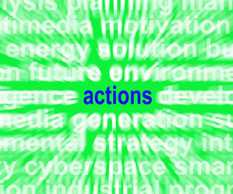 Free stock image of Actions Word Shows Behaviour Manner And Conduct created by Stuart Miles