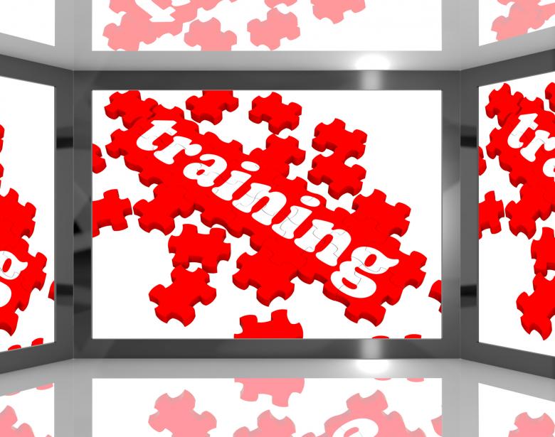 Free stock image of Training On Screen Showing Educating created by Stuart Miles
