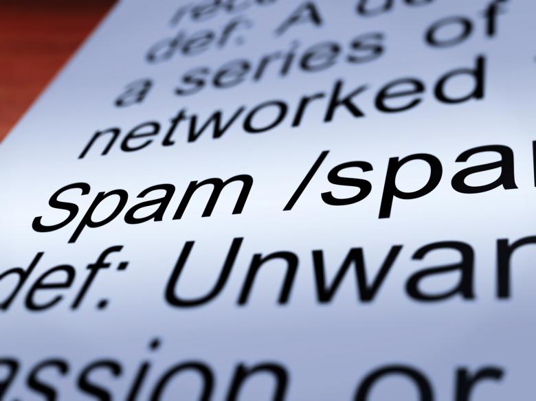 Free stock image of Spam Definition Closeup Showing Unwanted Email created by Stuart Miles