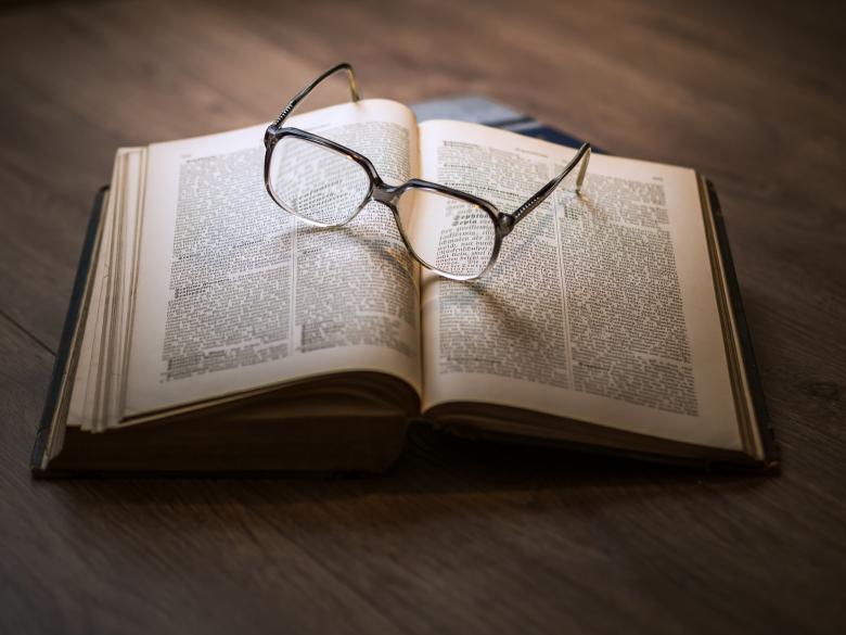 Free stock image of Book and Glasses created by Pixabay