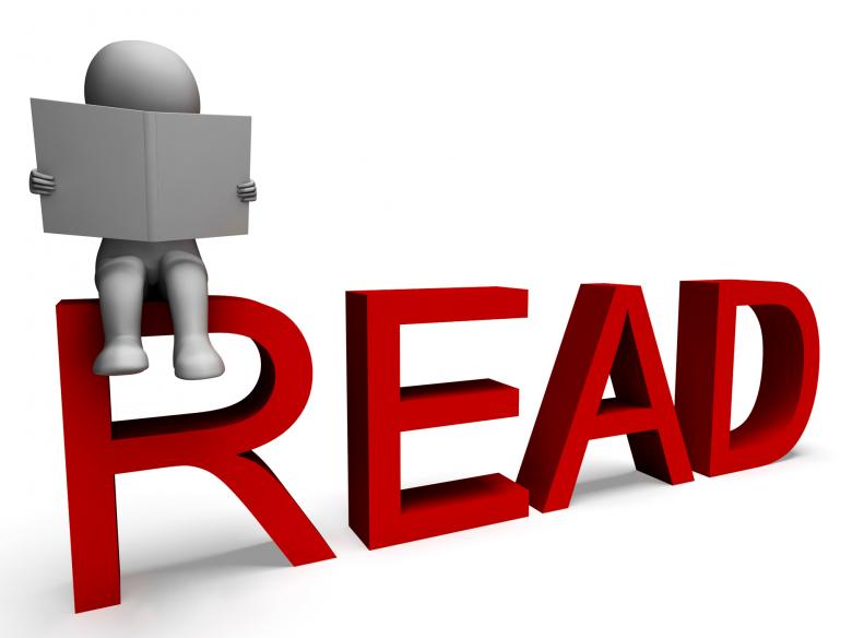 Free stock image of 3d Character Reading Shows Intellect created by Stuart Miles