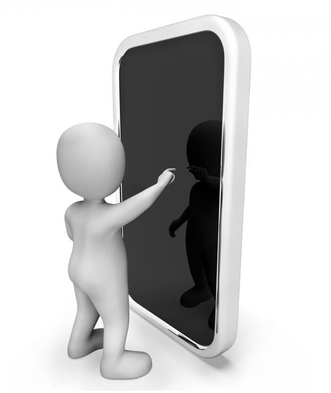 Free stock image of Online Character Indicates World Wide Web And Telephone 3d Rendering created by Stuart Miles