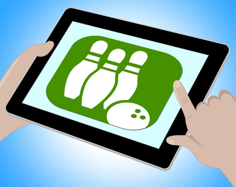 Free stock image of Bowling Online Indicates Ten Pin 3d Illustration created by Stuart Miles