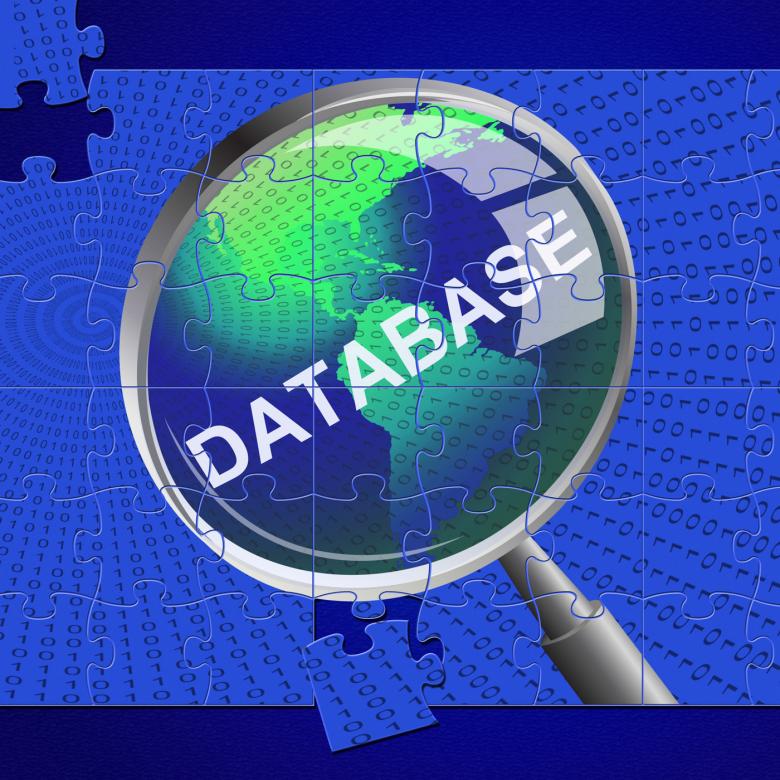 Free stock image of Database Magnifier Represents Search Magnify And Databases created by Stuart Miles