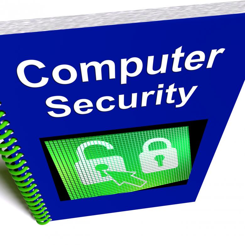 Free stock image of Computer Security Book Shows Internet Safety created by Stuart Miles