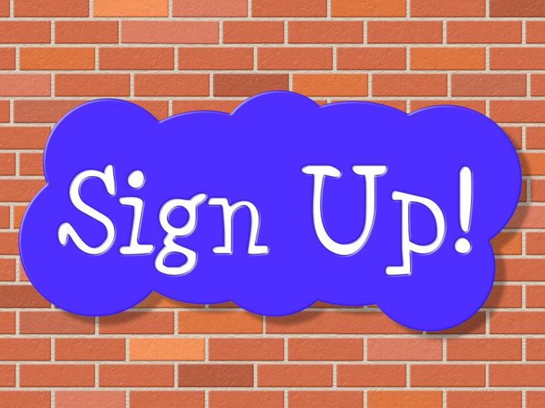 Free stock image of Sign Up Indicates Registration Membership And Application created by Stuart Miles