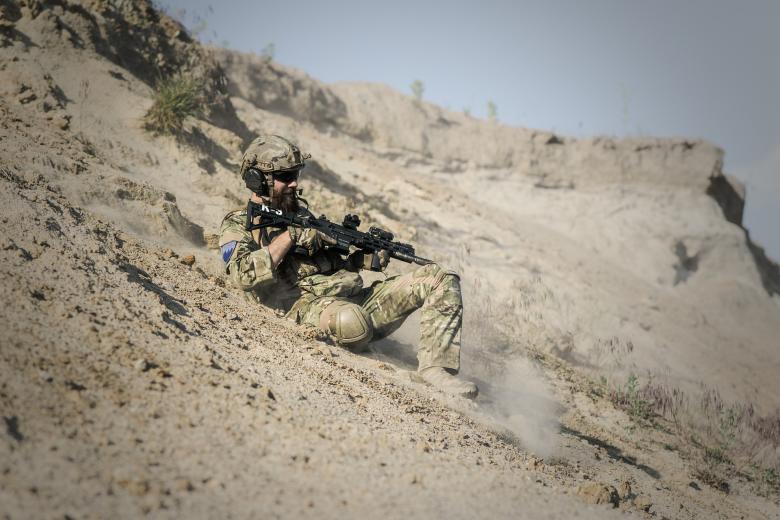 Free stock image of American Soldier on a Mission created by Pixabay