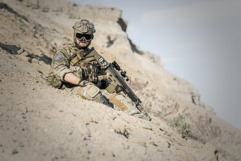 Free stock image of Soldier on a Mission created by Pixabay