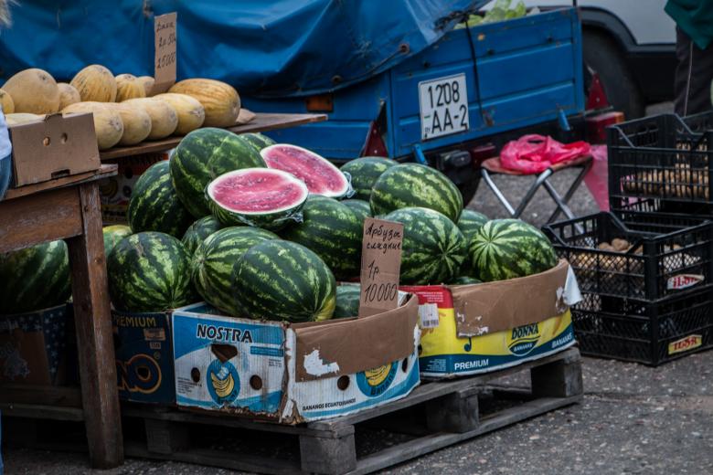 Free stock image of Watermelon stand created by Janis Urtans