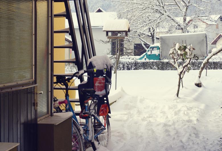 Free stock image of Bike in Winter created by Pixabay
