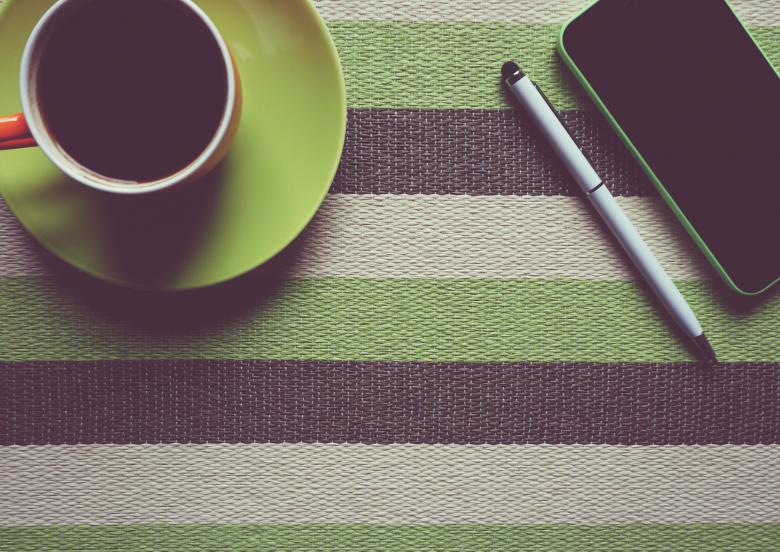 Free stock image of Mobile and Coffee created by Pixabay