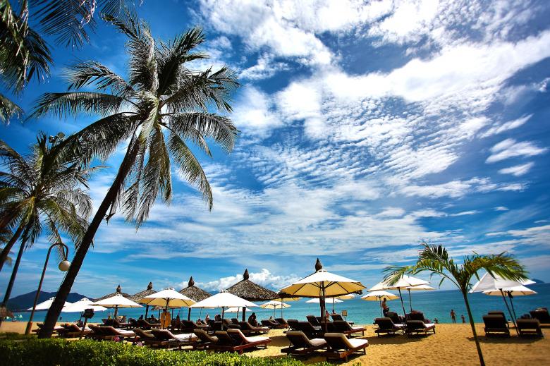 Free stock image of Beautiful Beach created by Pixabay