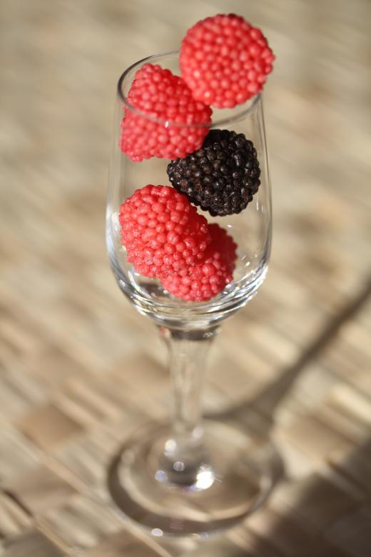 Free stock image of Berries in the Glass created by Pixabay
