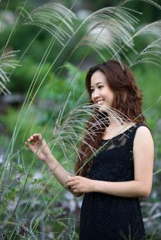 Girl in Black Dress - Free Stock Photo