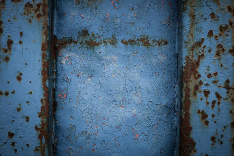 Free stock image of Blue Corroded Metal Texture created by Free Texture Friday