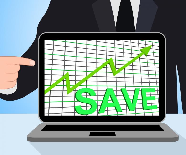 Free stock image of Save Chart Graph Displays Increasing Savings Investment created by Stuart Miles