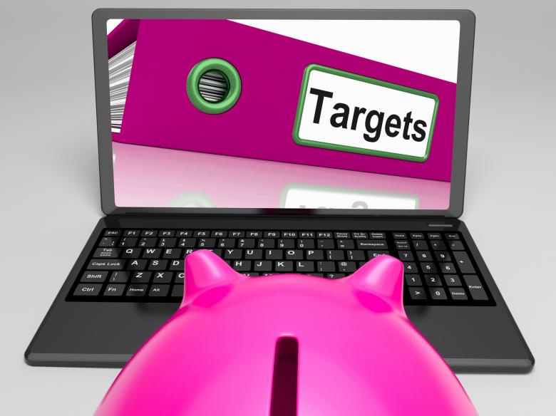 Free stock image of Targets Laptop Means Aims Objectives And Goal setting created by Stuart Miles