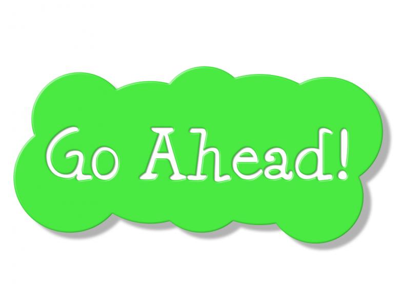Free stock image of Go Ahead Represents Get Started And Begin created by Stuart Miles