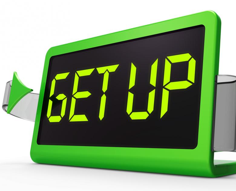 Free stock image of Get Up Clock Message Meaning Wake Up And Rise created by Stuart Miles