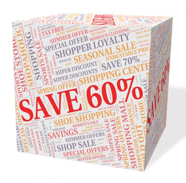 Free stock image of Sixty Percent Off Indicates Text Save And Sales created by Stuart Miles