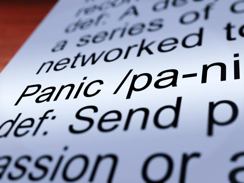Free stock image of Panic Definition Closeup Showing Hysteria created by Stuart Miles