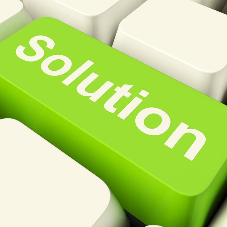 Free stock image of Solution Computer Key In Green Showing Success And Strategy created by Stuart Miles