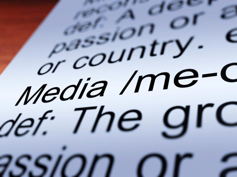 Free stock image of Media Definition Closeup Showing Communication created by Stuart Miles