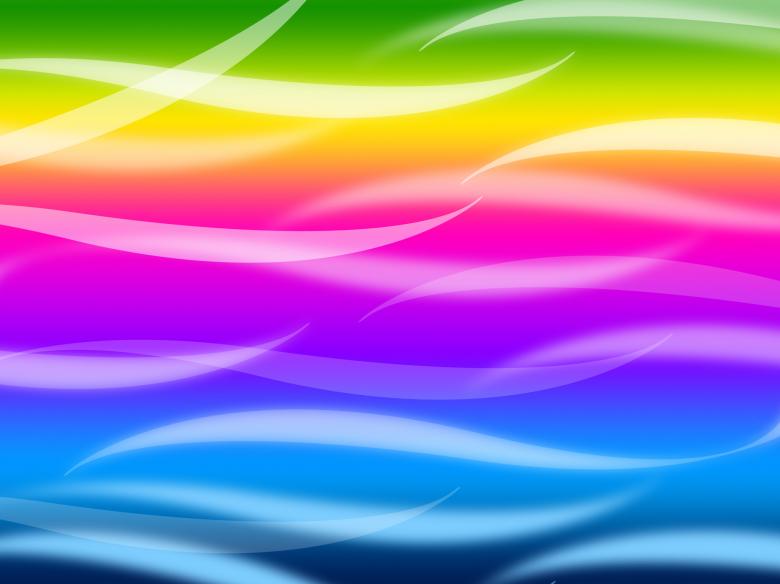 Free stock image of Colorful Waves Background Means Rainbow Wavy Lines created by Stuart Miles
