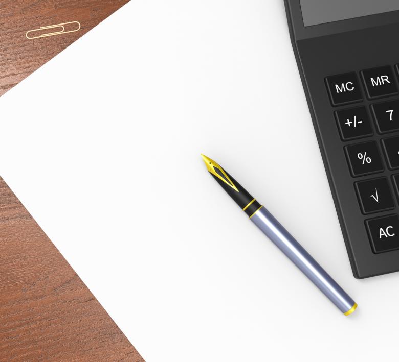 Free stock image of Blank Paper And Calculator Shows Calculating Copyspace Statistics created by Stuart Miles