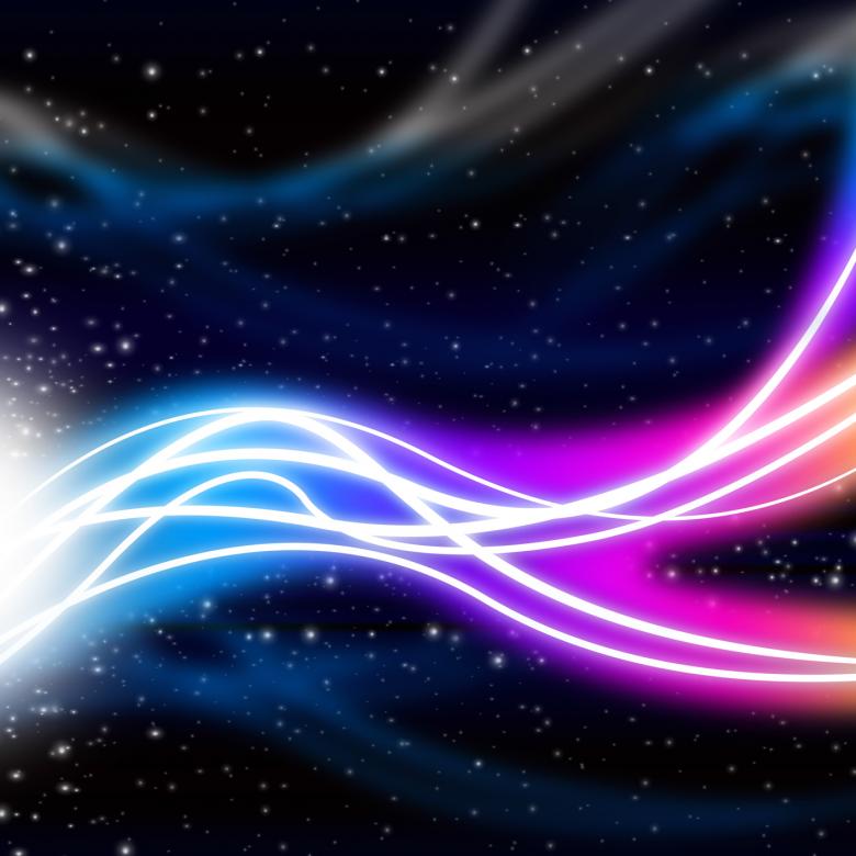 Free stock image of Waves Space Background Means Energy And Light created by Stuart Miles