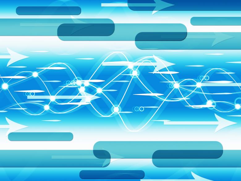 Free stock image of Blue Double Helix Background Means Information Highway created by Stuart Miles