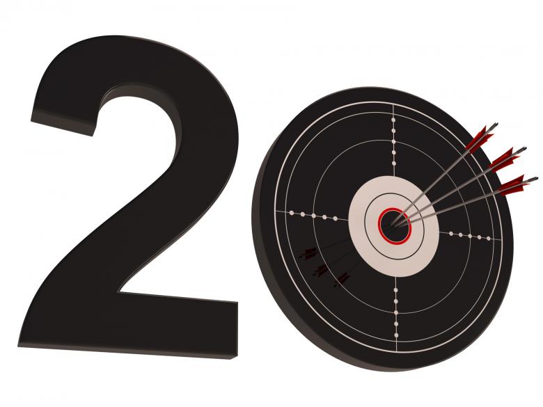 Free stock image of 20 Shows Anniversary Or Birthdays created by Stuart Miles