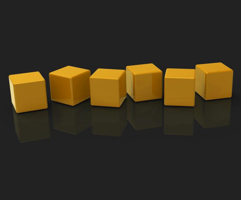 Free stock image of Six Blank Blocks Show Copyspace For 6 Letter Word created by Stuart Miles