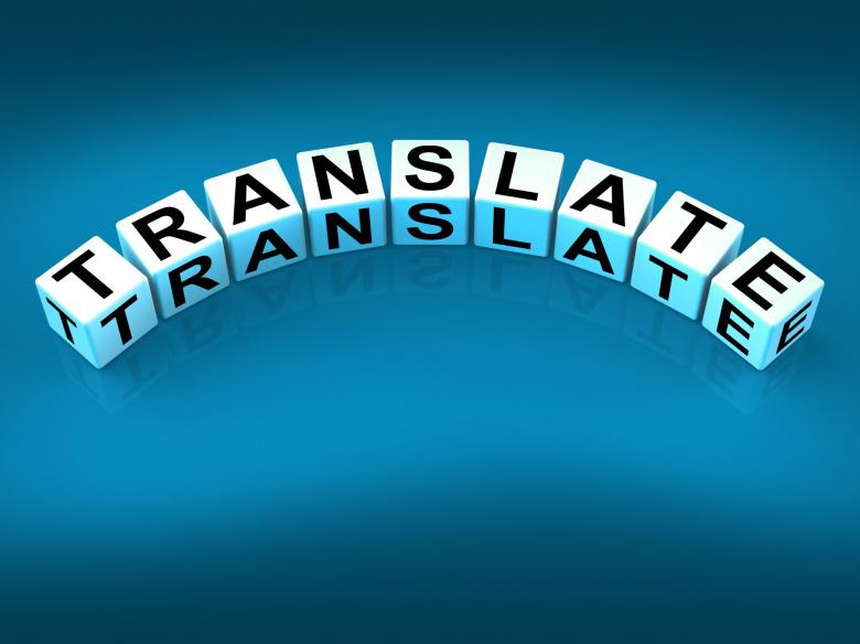 Free stock image of Translate Blocks Show Multilingual or International Translator created by Stuart Miles