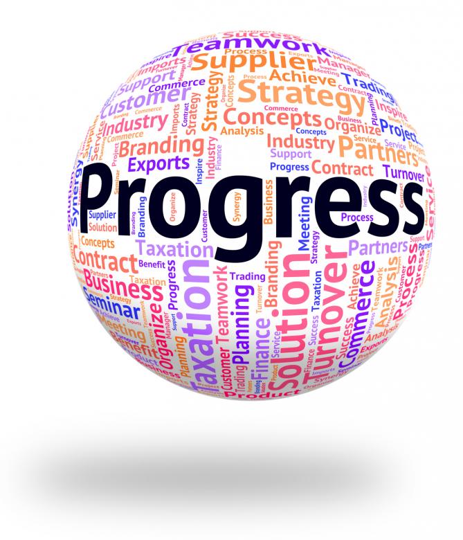 Free stock image of Progress Word Indicates Words Growth And Headway created by Stuart Miles