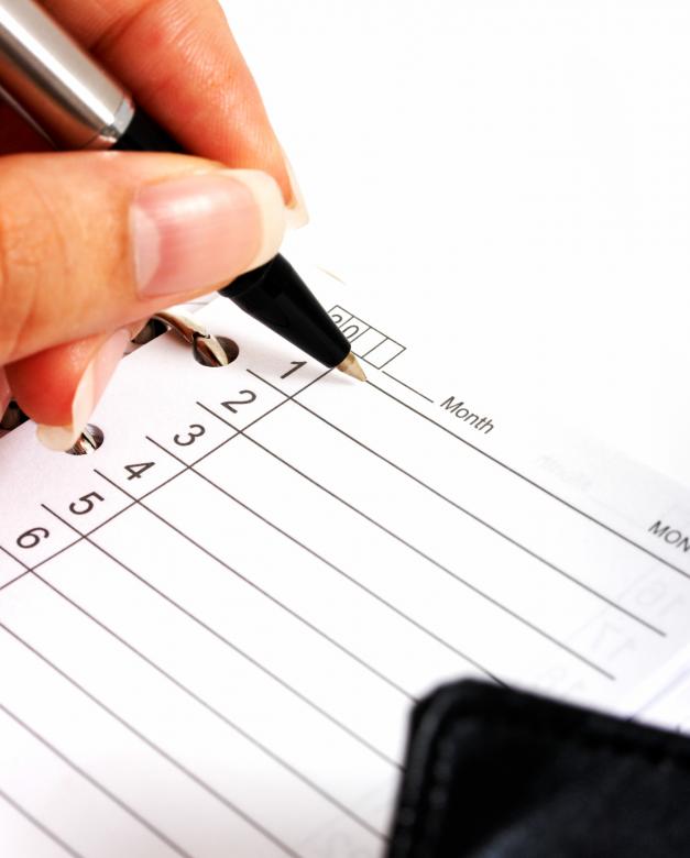 Free stock image of Writing In A Daily Planner Organizer created by Stuart Miles