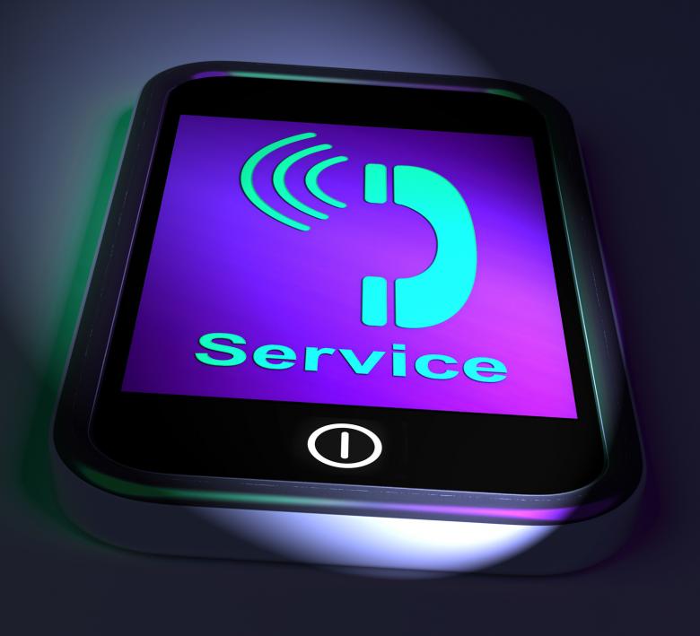 Free stock image of Service On Phone Means Call For Help created by Stuart Miles