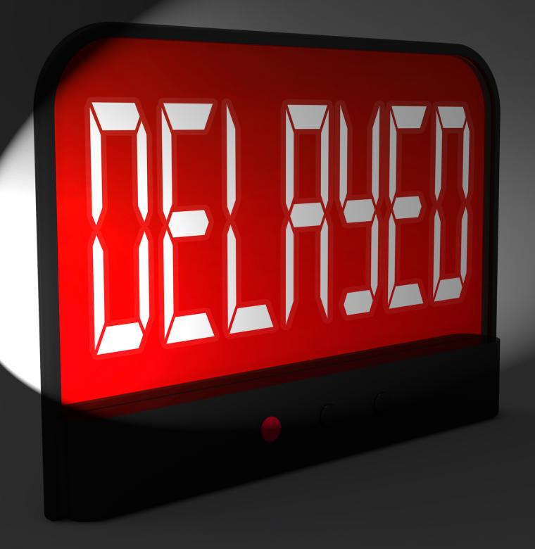 Free stock image of Delayed Digital Clock Shows Postponed Or Running Late created by Stuart Miles