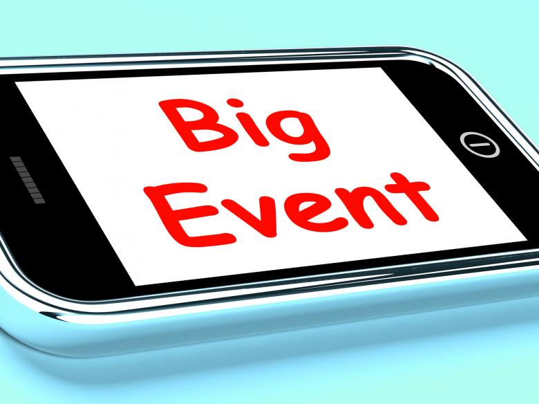 Free stock image of Big Event On Phone Shows Celebration Occasion Festival And Performance created by Stuart Miles