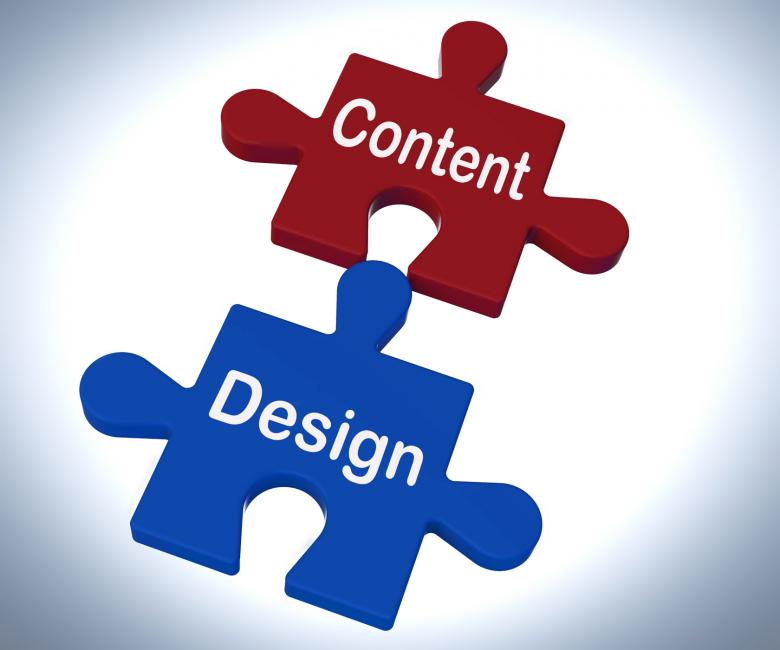 Free stock image of Content Design Puzzle Shows Promotional Material And Layout created by Stuart Miles