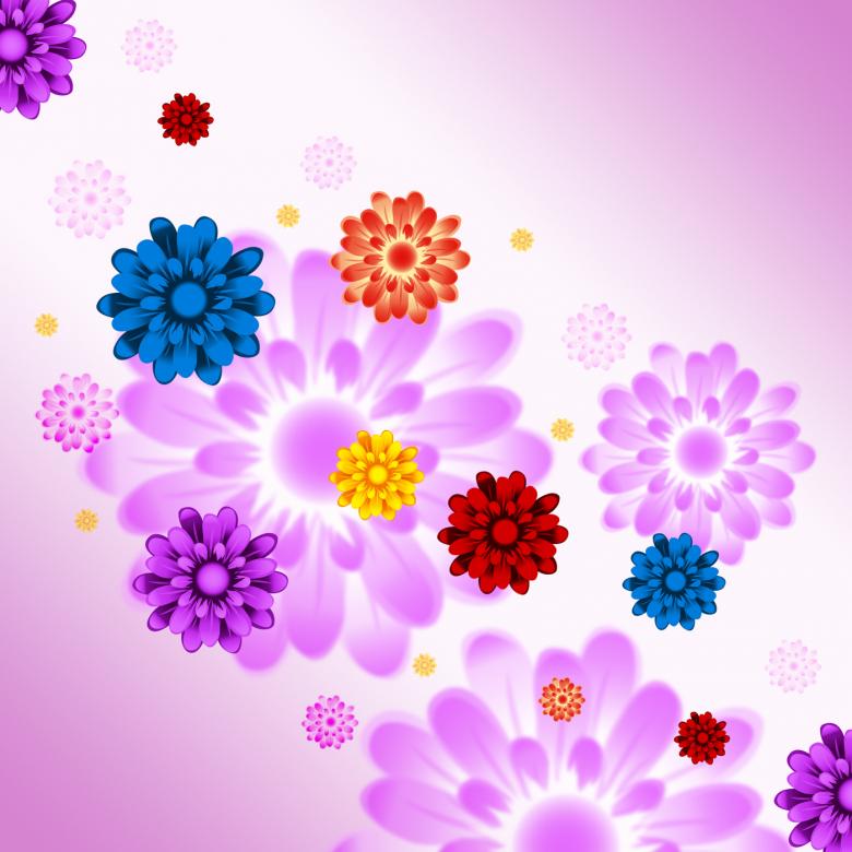 Free stock image of Colorful Flowers Background Means Plants And Gardening created by Stuart Miles