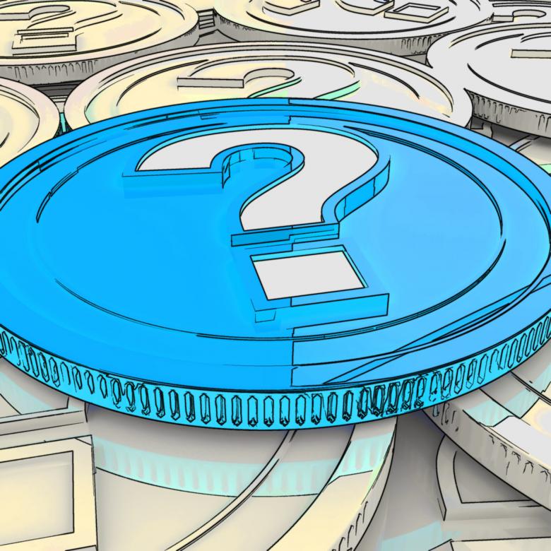 Free stock image of Question Mark Coin Shows Speculation About Finance created by Stuart Miles