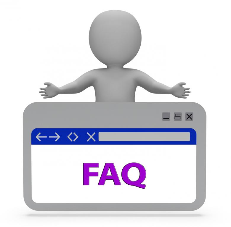 Free stock image of Faq Webpage Means Frequently Asked Questions 3d Rendering created by Stuart Miles