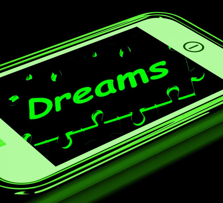 Free stock image of Dreams On Smartphone Shows Aspirations created by Stuart Miles