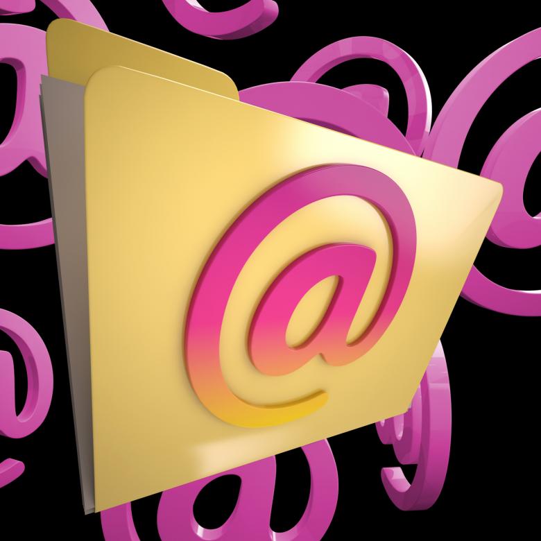 Free stock image of Email Folder Shows Internet Message Sorted Files created by Stuart Miles