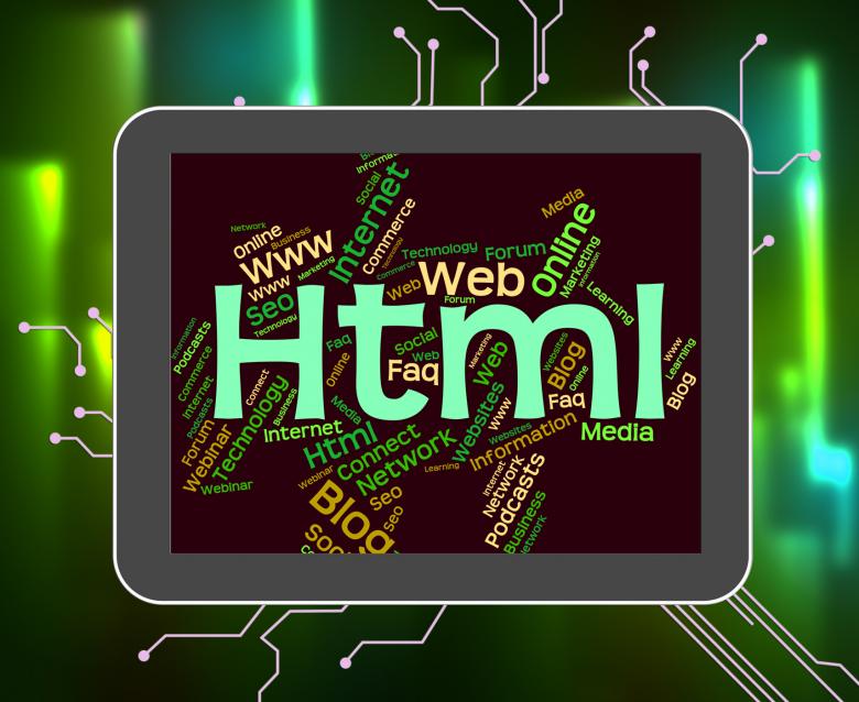 Free stock image of Html Word Indicates World Wide Web And Code created by Stuart Miles