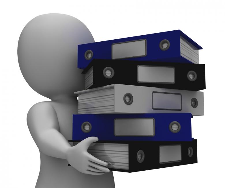 Free stock image of Organizing Clerk Carries Organized Records created by Stuart Miles