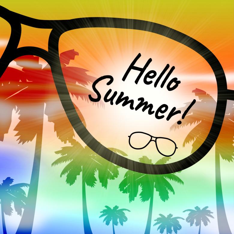 Free stock image of Hello Summer Indicates At This Time And Holiday created by Stuart Miles